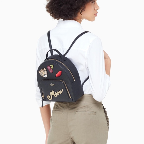 Kate spade run wild leopard tomi backpack - Picture 2 of 12